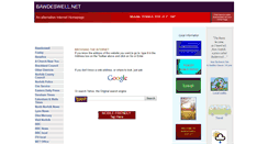 Desktop Screenshot of bawdeswell.net